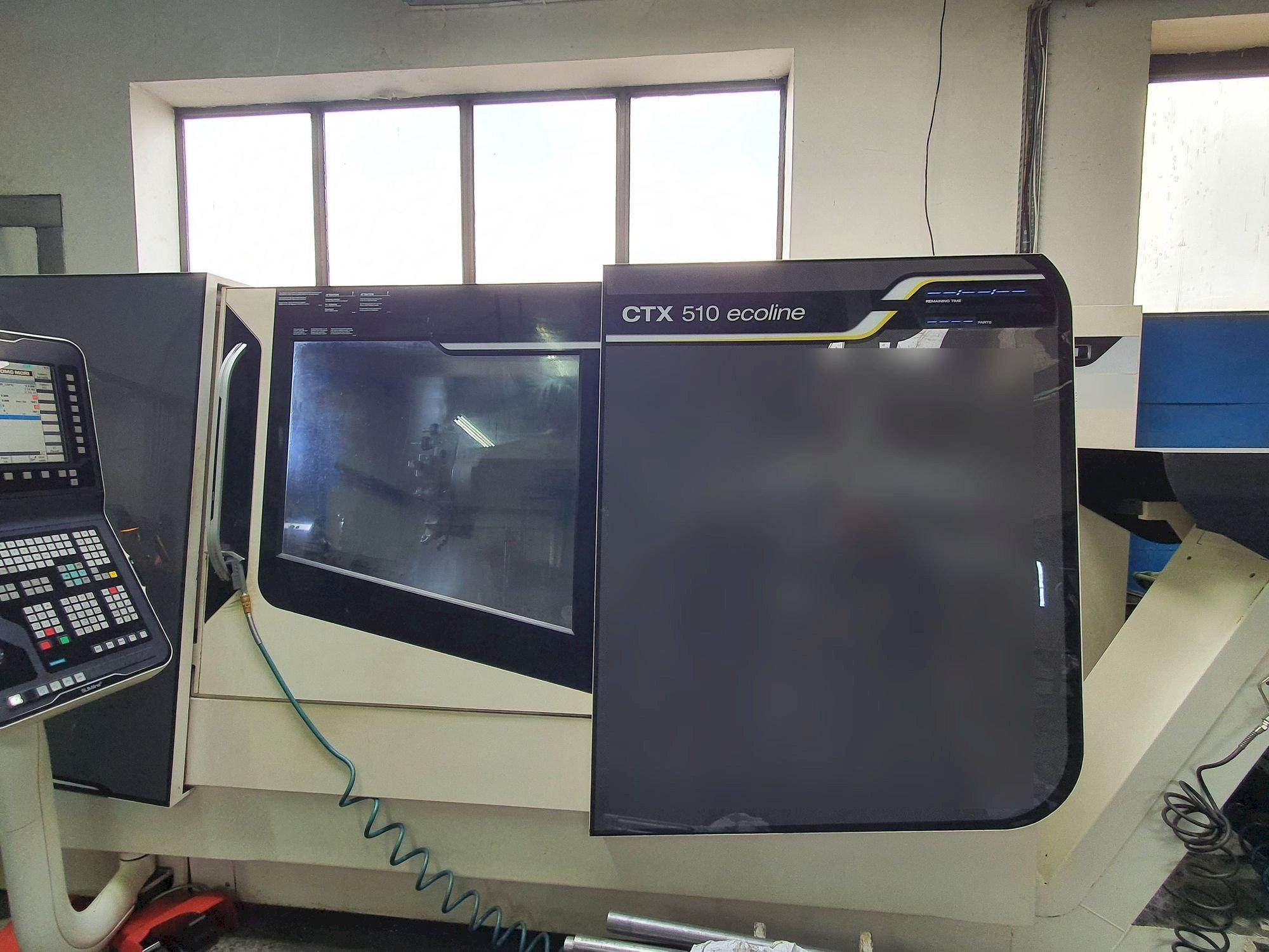 Vista frontale della macchina DMG MORI CTX 510 V3 Ecoline