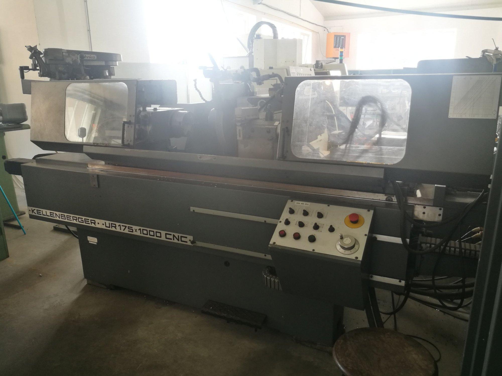 Vista frontale della macchina KELLENBERGER UR 175x1000 CNC