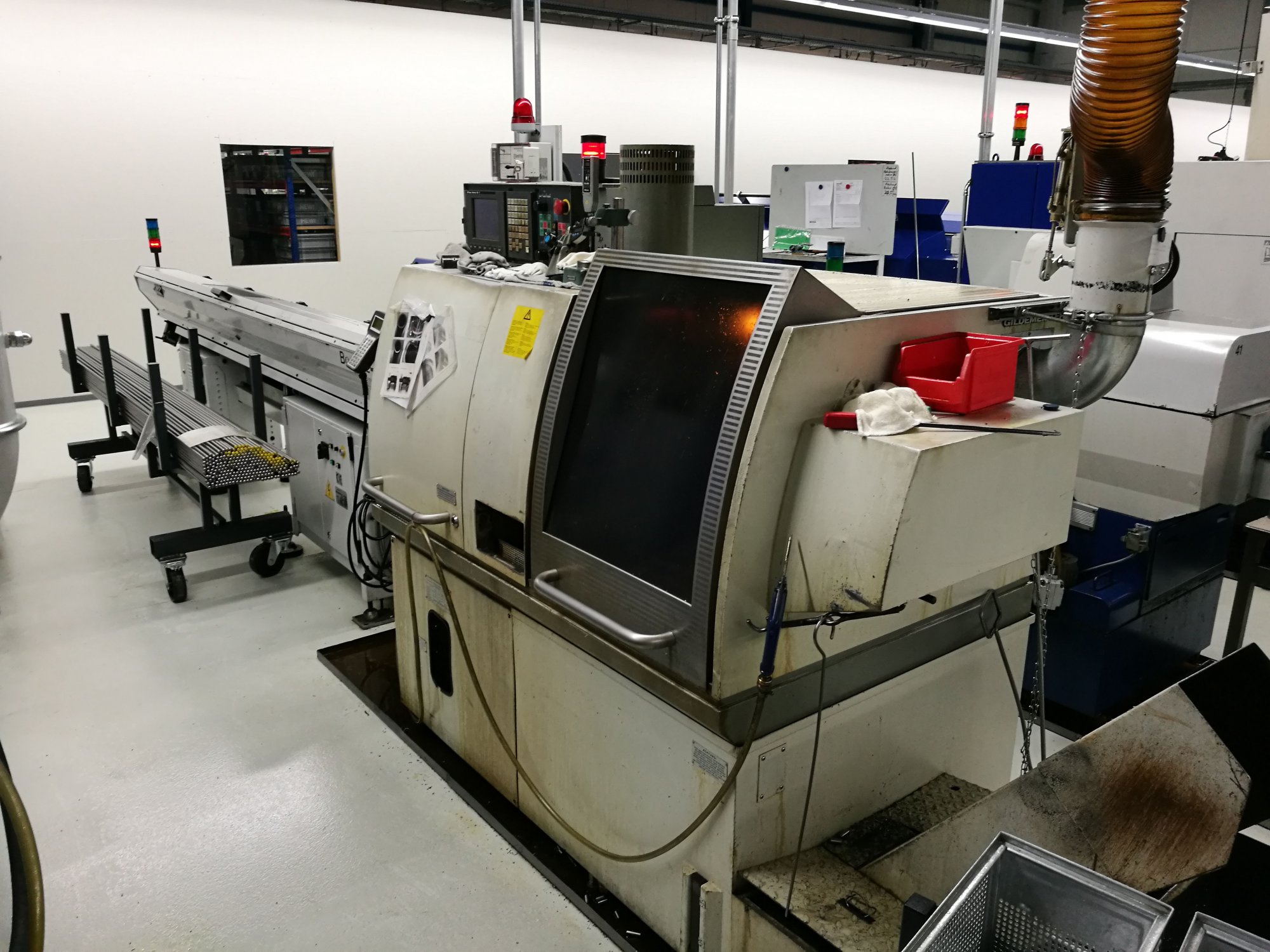 Particolare della macchina Gildemeister GD 20