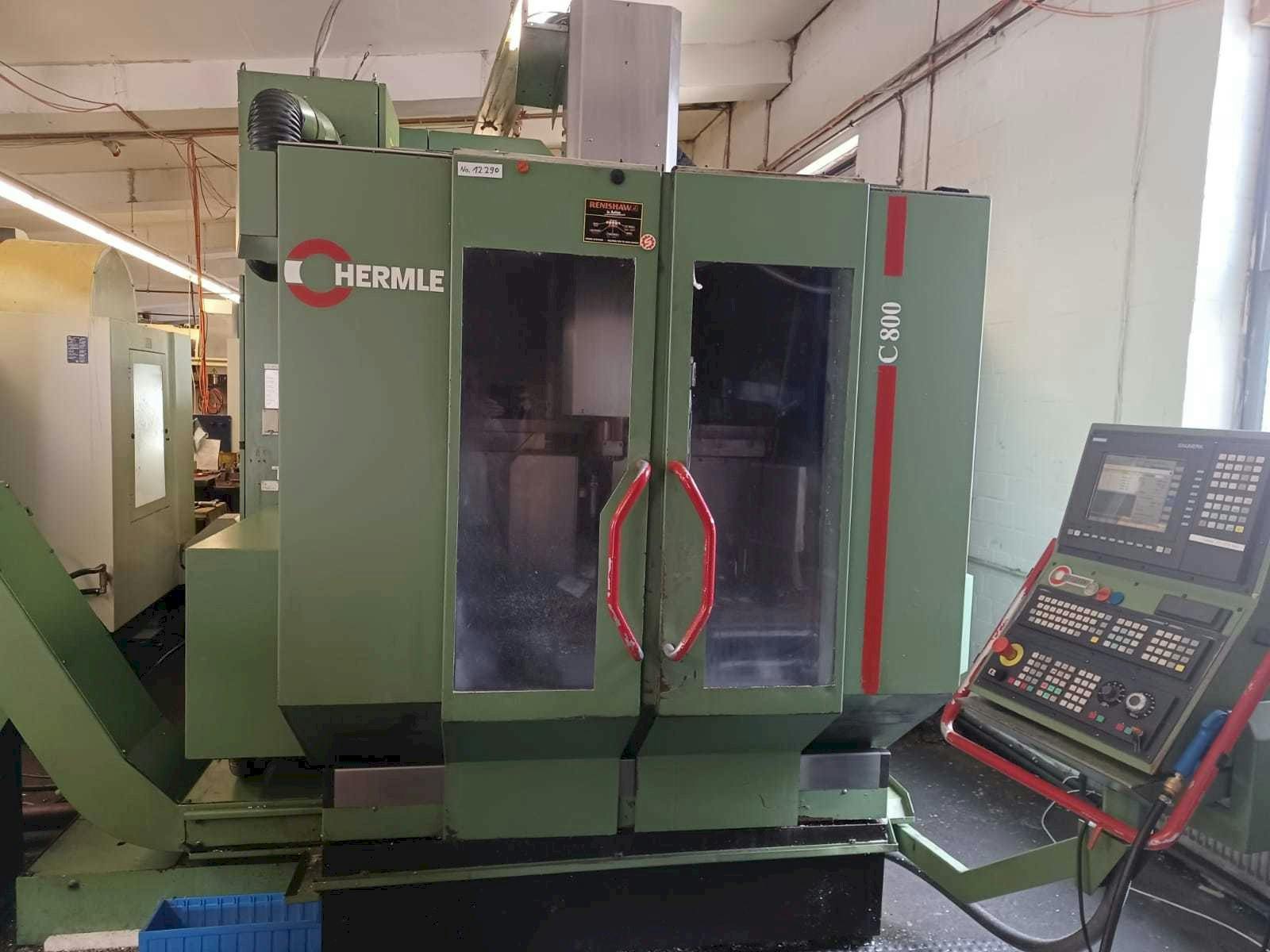 Vista frontale della macchina HERMLE C 800 U